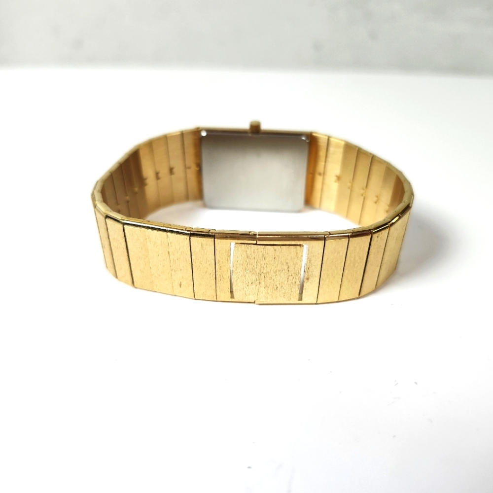 Jostens Marathon Gold-Tone Rectangular Watch - image 8